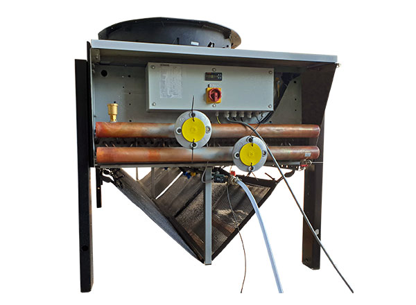 Refroidisseur au glycol en V avec pulvérisation d’eau