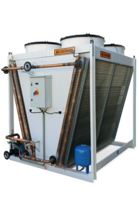 Refroidisseur au glycol en V avec régulation et pompe