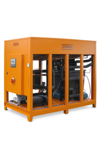 Appareil de chauffage/refroidissement avec chauffage électrique et refroidisseur